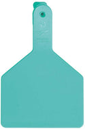 Z Tag No Snag Cow Tags: Blank- Pack of 100 Turquoise