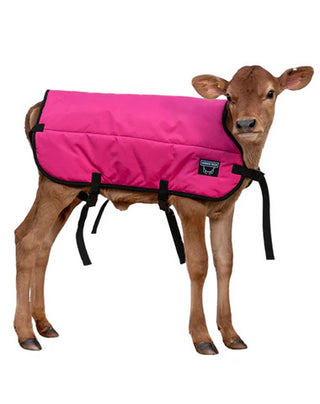 Udder Tech Double Insulated Calf Blanket Jacket Pink : Medium