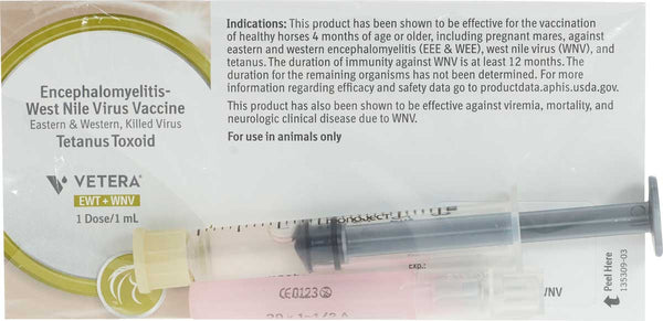 Vetera EWT + WNV : 1 single dose