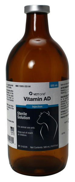 Vitamin A & D  Injectable : 500ml