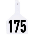 Z Tag Red No Snag Cow ID Numbered Tags 151 - 175 : Pack of 25
