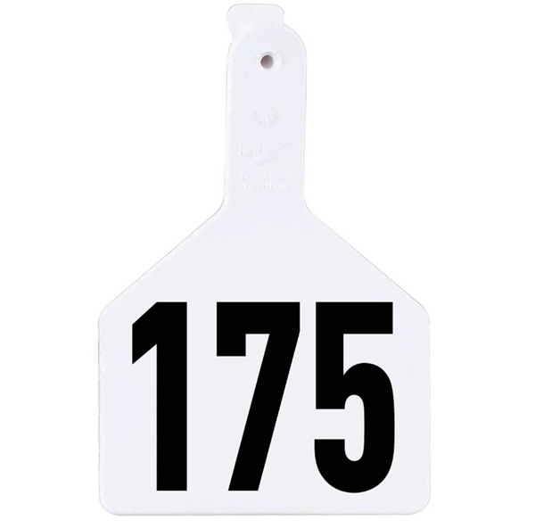 Z Tag Red No Snag Cow ID Numbered Tags 151 - 175 : Pack of 25