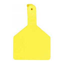 Z Tag No Snag Cow Blank: Tags - Pack of 100 Yellow