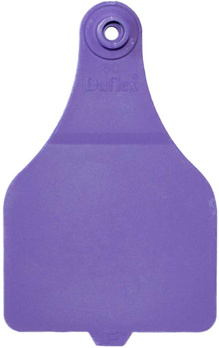 Duflex Purple Blank XLarge Tags : Pack of 25