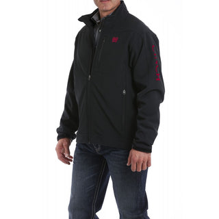 Cinch Jacket Men's Bonded Black with Red Emblem : XXLarge