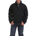 Cinch Jacket Men's Bonded Black with Red Emblem : XXLarge