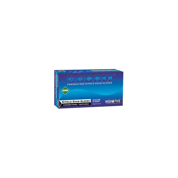 Gloves Cobalt Nitrile Powder Free Medium : 100ct