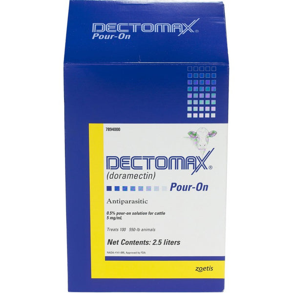 Dectomax Pour-On : 4 x 2.5lt