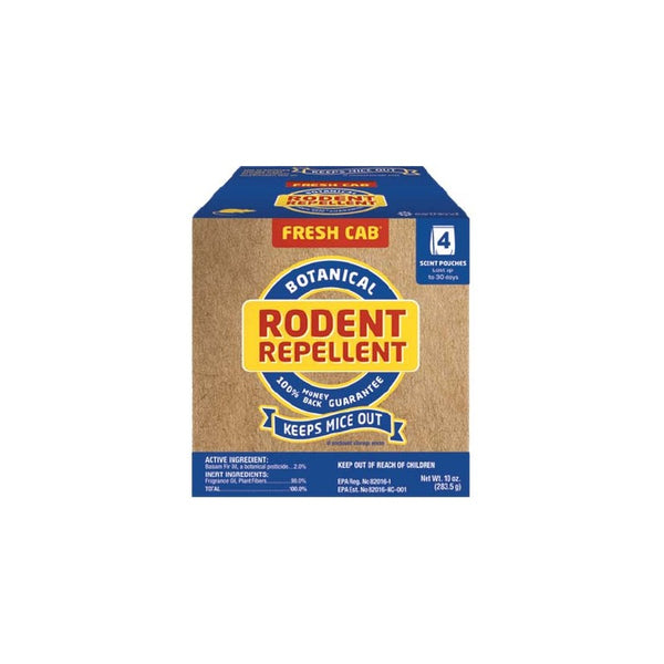 EarthKind Fresh Cab Natural Rodent Repellent 2.05oz : 4ct