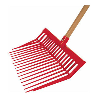 Animal Health Future Fork Red with Wood Handle