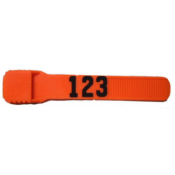 Bock's Multi-Loc Junior Leg Bands - Numbered : Red