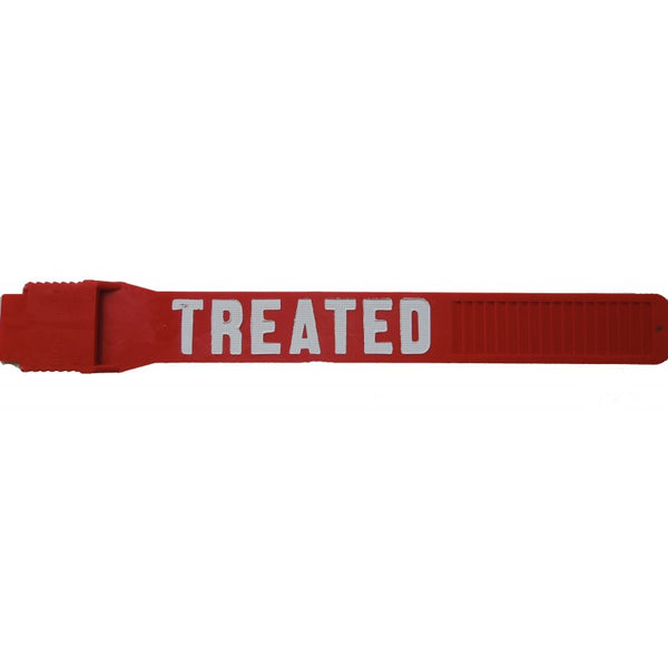 Bock's Multi-Loc Leg Bands Hot Stamp - Treated : Red