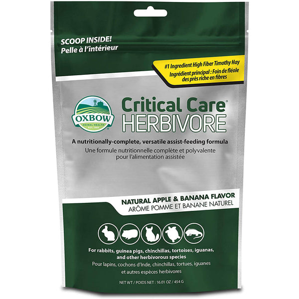 Oxbow Critical Care Herbivores Apple Banana : 16oz