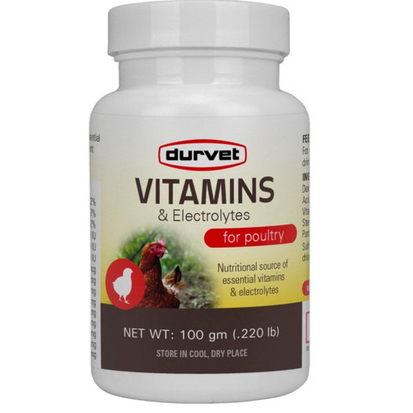 Durvet Poultry Vitamins & Electrolytes : 100gm