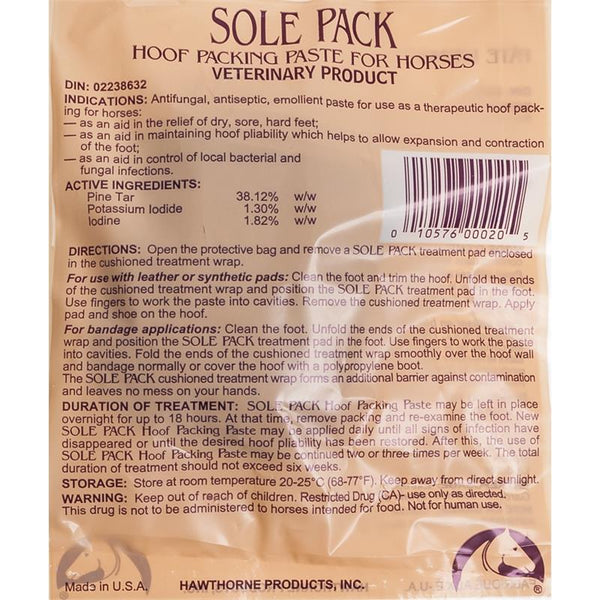 Sole Pack Paddie : 2oz