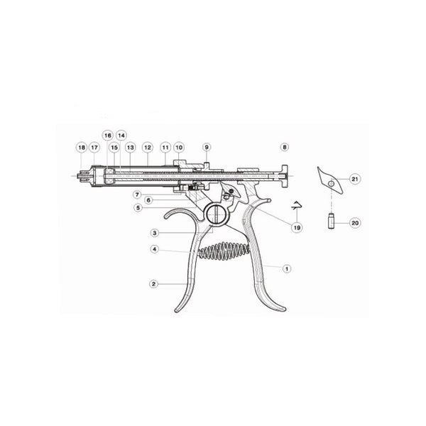 Syrvet 2000 (Roux) Complete Forward Handle