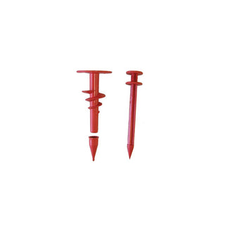 Trocar Corkscrew Red Plastic