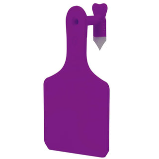 Y-Tex Purple Y-Tag (One Piece) Calf Blank: Pack of 25