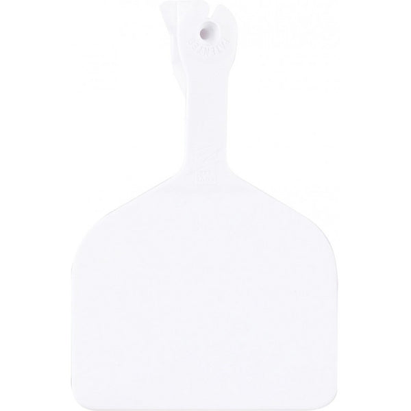 Z Tag White Feedlot Blank White : Pack of 50