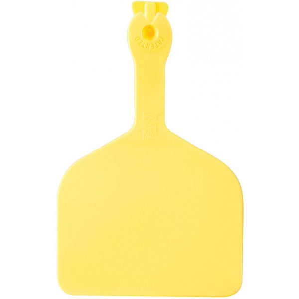 Z Tag Yellow Feedlot Blank : Pack of 50