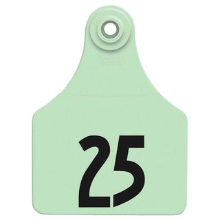 Allflex Green Global Large Numbered Tags 76-100 : Pack of 25