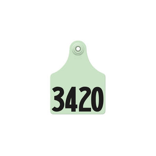 Allflex Green Global Maxi Numbered Tags 26-50 : Pack of 25