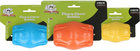 Jolly Pet Flex N Chew Bobble Orange : 3"