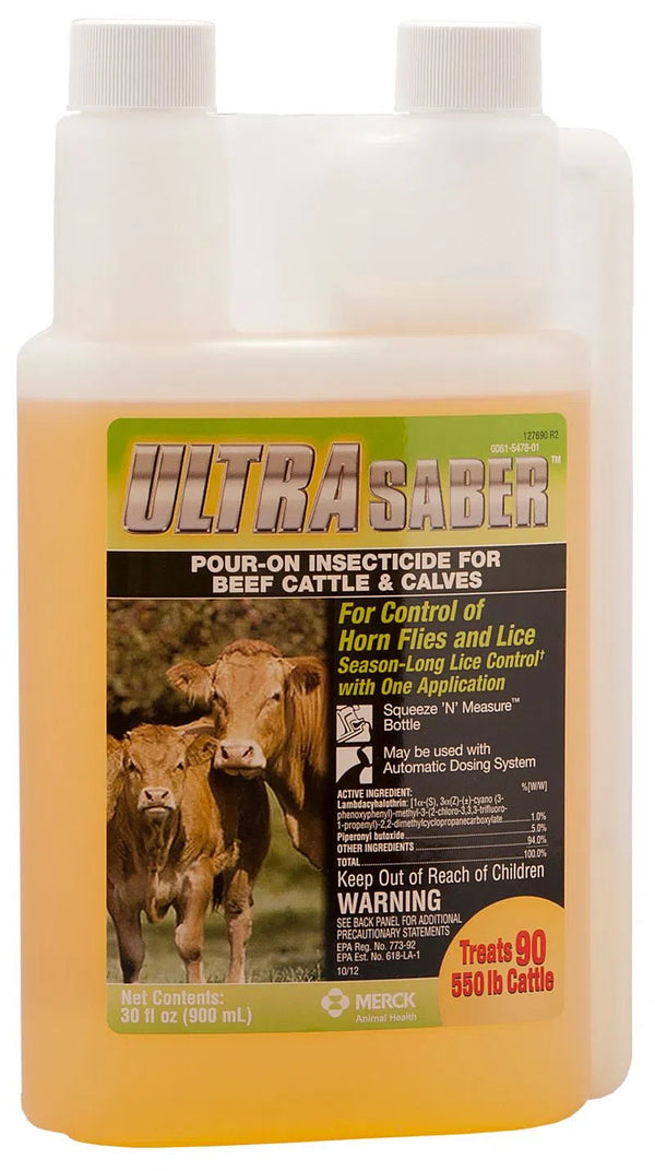 Ultra Saber Pour-On : Quart