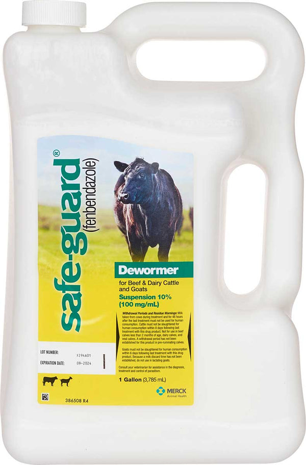 Merck Safe-Guard Dewormer Suspension Drench 10% Gallon