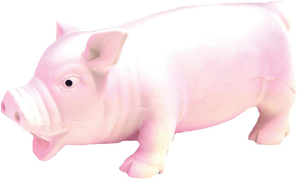 Rascal Grunting Pig Latex Dog Toy