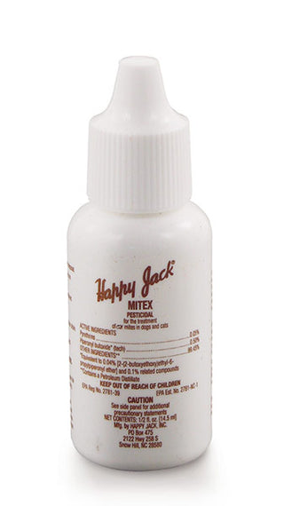 Happy Jack Mitex Ear Ointment : 1/2 oz