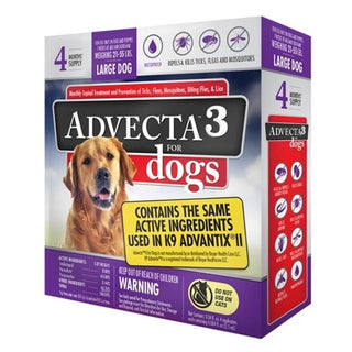 Advecta Ultra Flea Protection For Dogs 4 Dose Large 21-65lbs