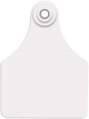 Allflex Global Blank Large Calf ID Ear Tags: Pack of 25 White