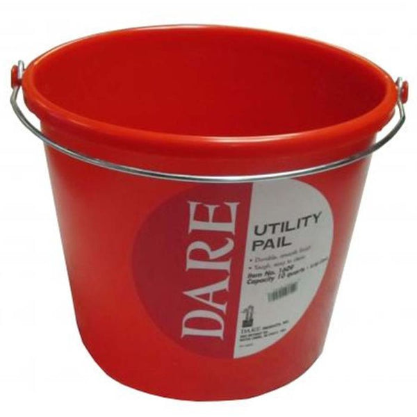 Dare Utility Poly Calf Pail Red : 10qt