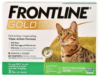 Frontline Gold for Cats 3lbs and Under : 6ct